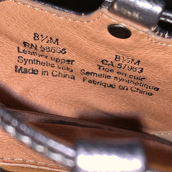 Halogen Owen bronze pointy toe Ghilles flats - Picture 5 of 9